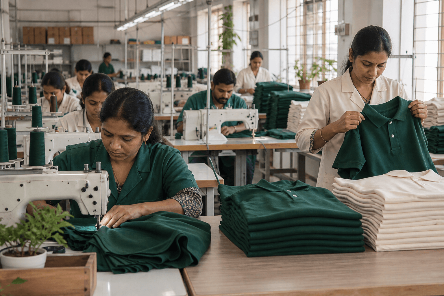 Trio Textile production floor